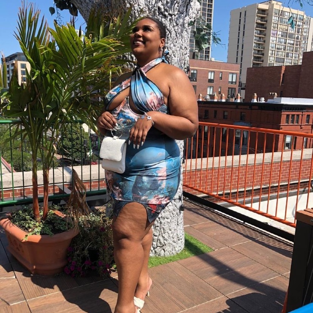 AKIRA Goddess Halter Mini Dress